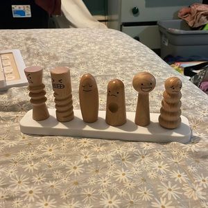 Lovevery emotion wood peg dolls